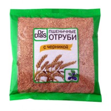 Д-р ДИАС Отруби пшенич с черникой 200г/20шт